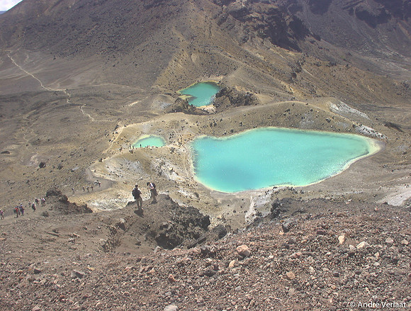 Emerald Lakes - Tongariro Crossing Track